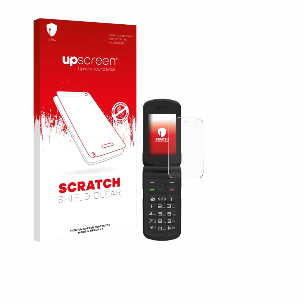 Front side of a product packaging with the brand logo upscreen. Next to it is the device AGM M10 shown with the corresponding