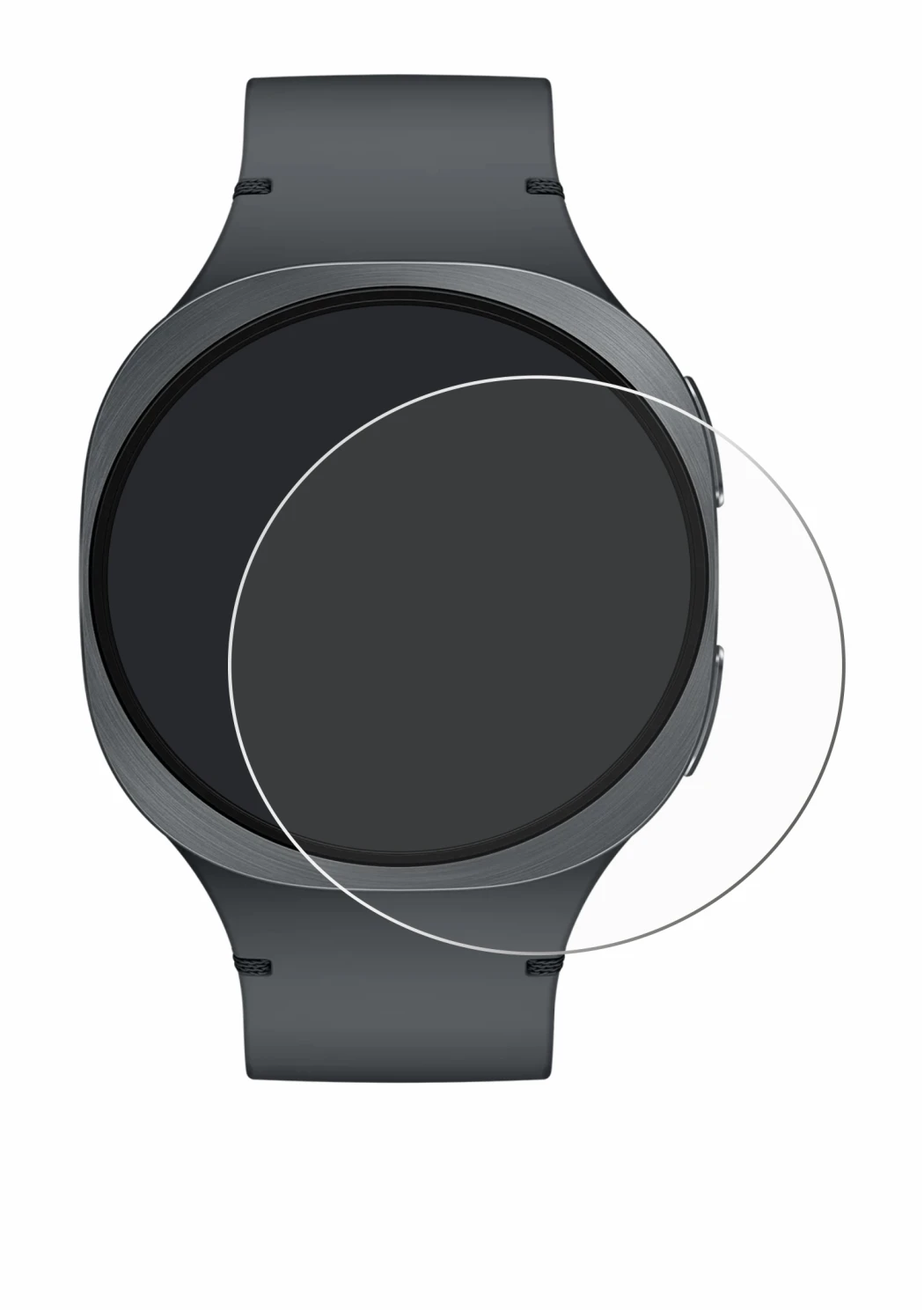 Image of the device Samsung Galaxy Watch 8 (40 mm) with a wide variety of screen protectors.