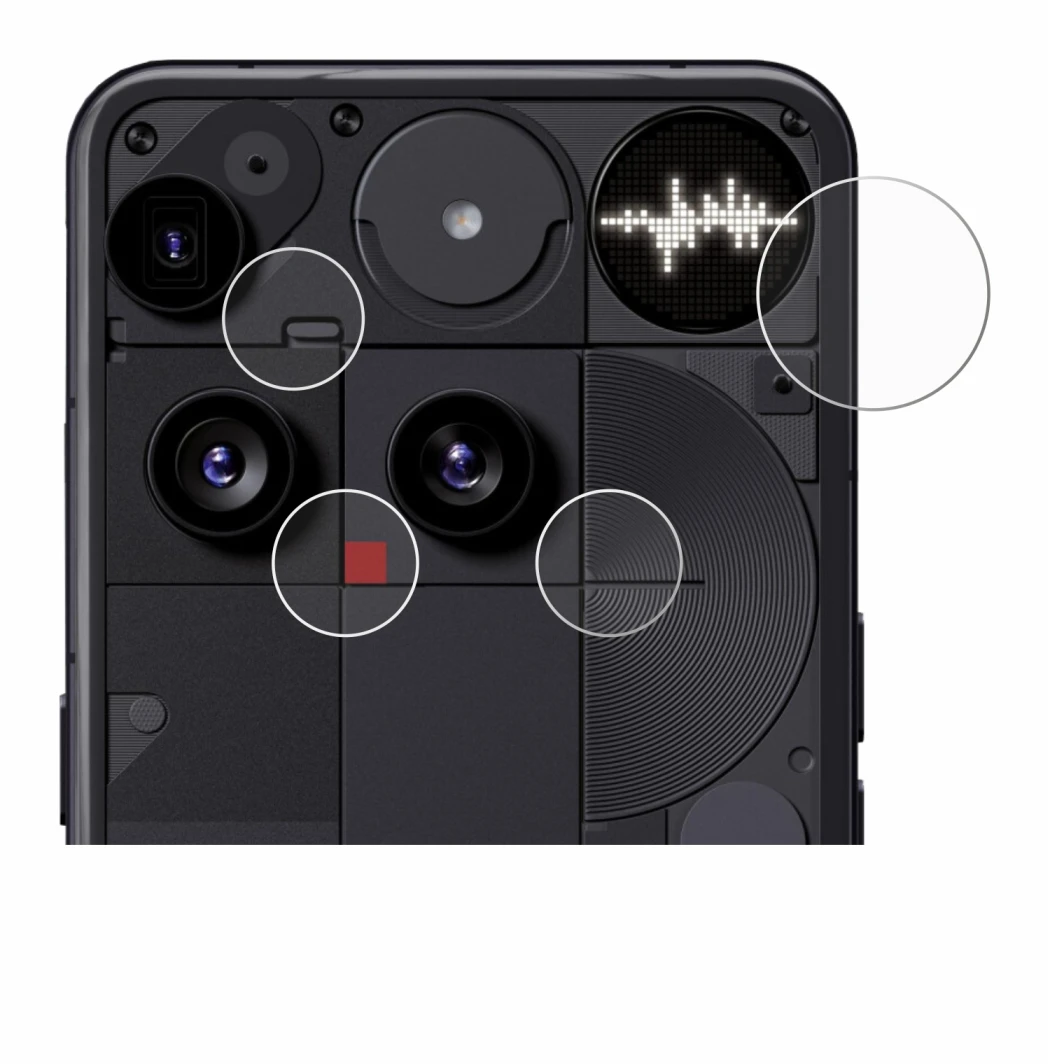 Image of the device Nothing Phone (3) (ONLY Camera Lens) with a wide variety of screen protectors.