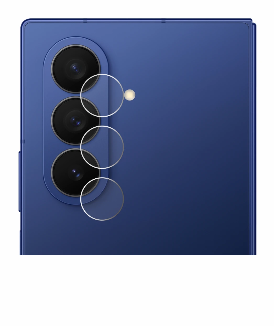 Image of the device Samsung Galaxy Z Fold 7 (ONLY Camera Lens) with a wide variety of screen protectors.