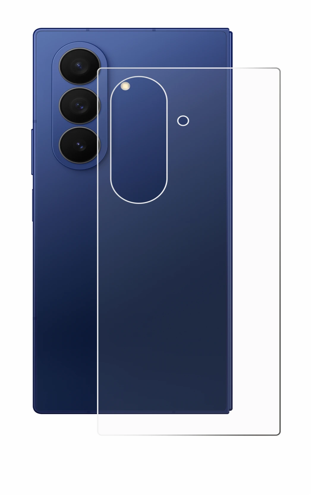 Image of the device Samsung Galaxy Z Fold 7 (Back) with a wide variety of screen protectors.