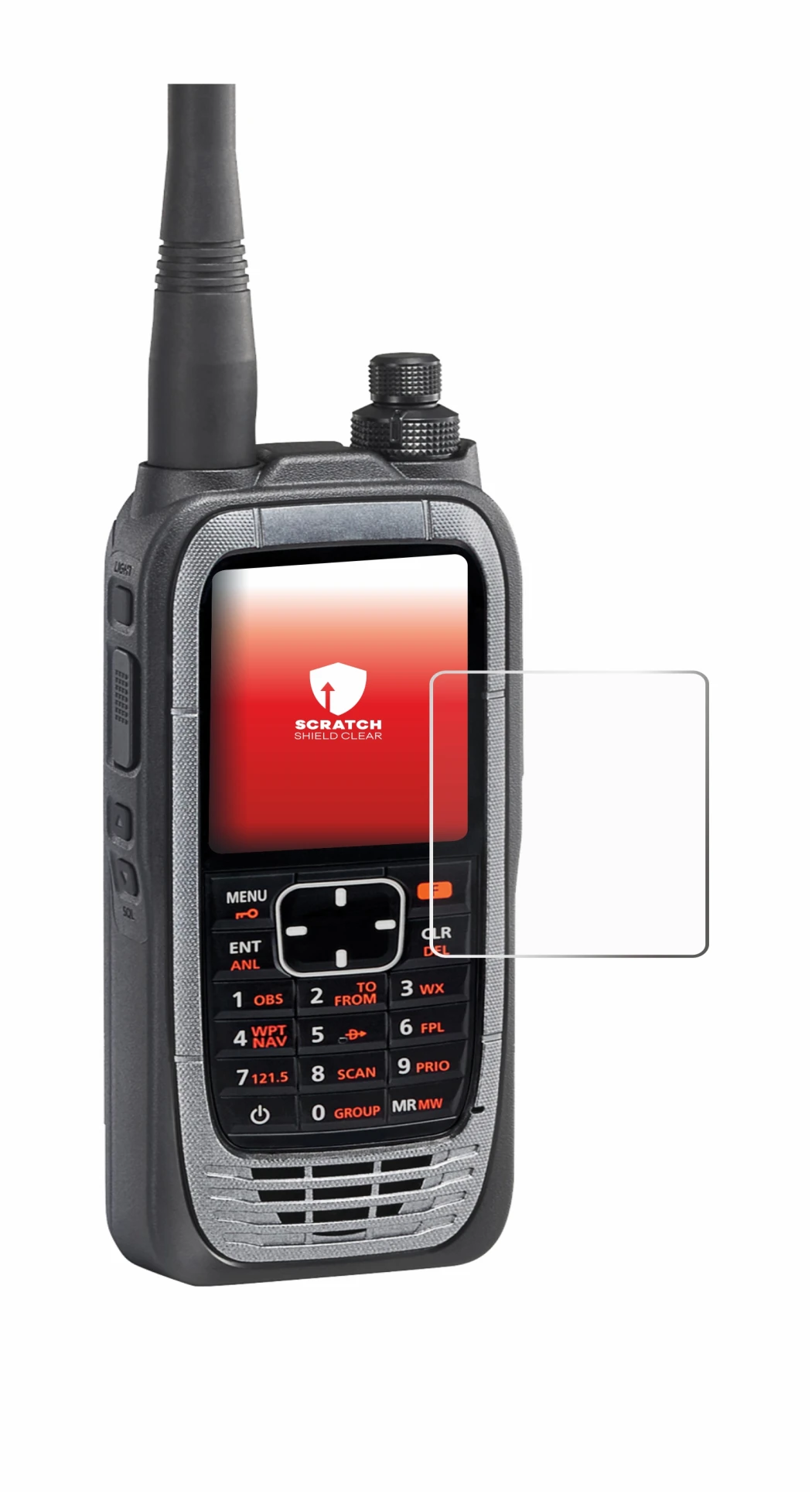 Image of the device Icom IC-A25NE /IC-A25CE with a wide variety of screen protectors.
