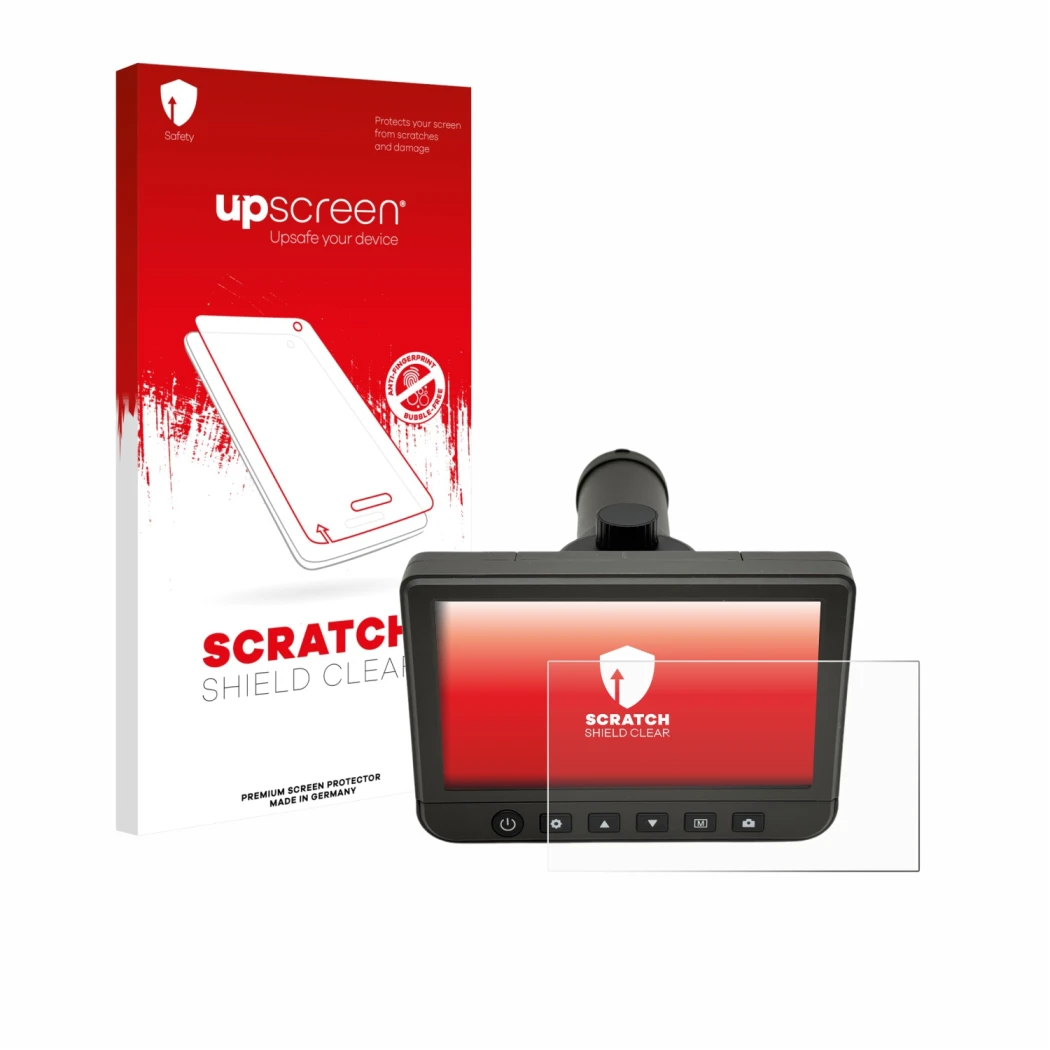 Front side of a product packaging with the brand logo upscreen. Next to it is the device dnt DigiTele PRO shown with the corre