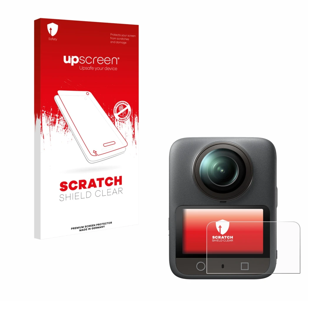 Front side of a product packaging with the brand logo upscreen. Next to it is the device DJI Osmo 360 shown with the correspon