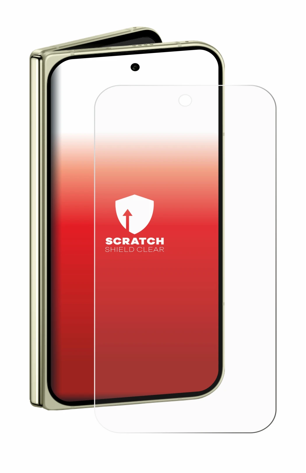 Image of the device Google Pixel 10 Pro Fold with a wide variety of screen protectors.