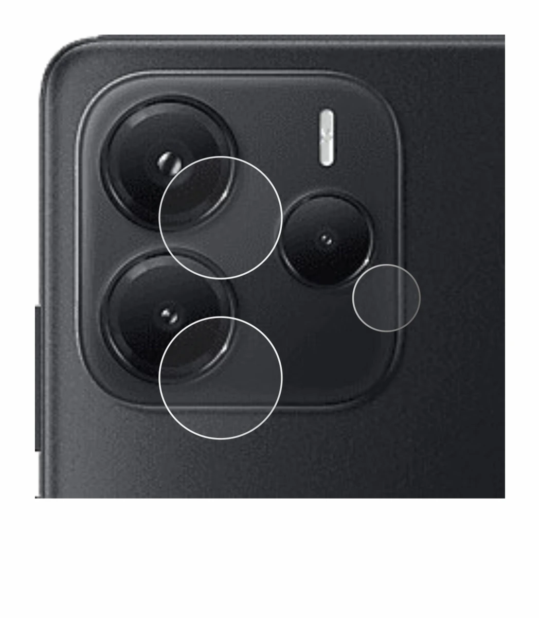 Image of the device Xiaomi Redmi Note 14 4G (ONLY Camera Lens) with a wide variety of screen protectors.