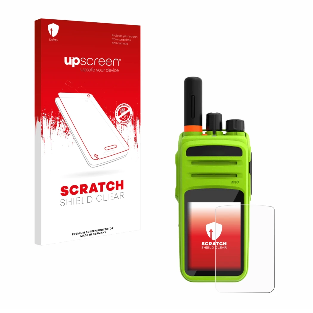 Front side of a product packaging with the brand logo upscreen. Next to it is the device Talkpod N58 Plus shown with the corre