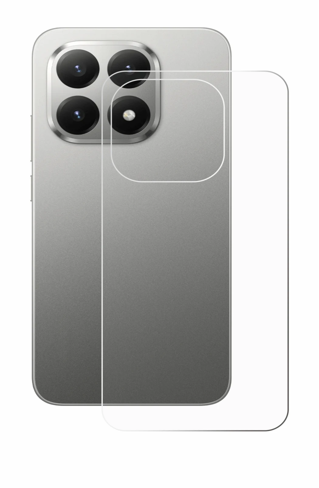 Image of the device Xiaomi 15T (Back) with a wide variety of screen protectors.