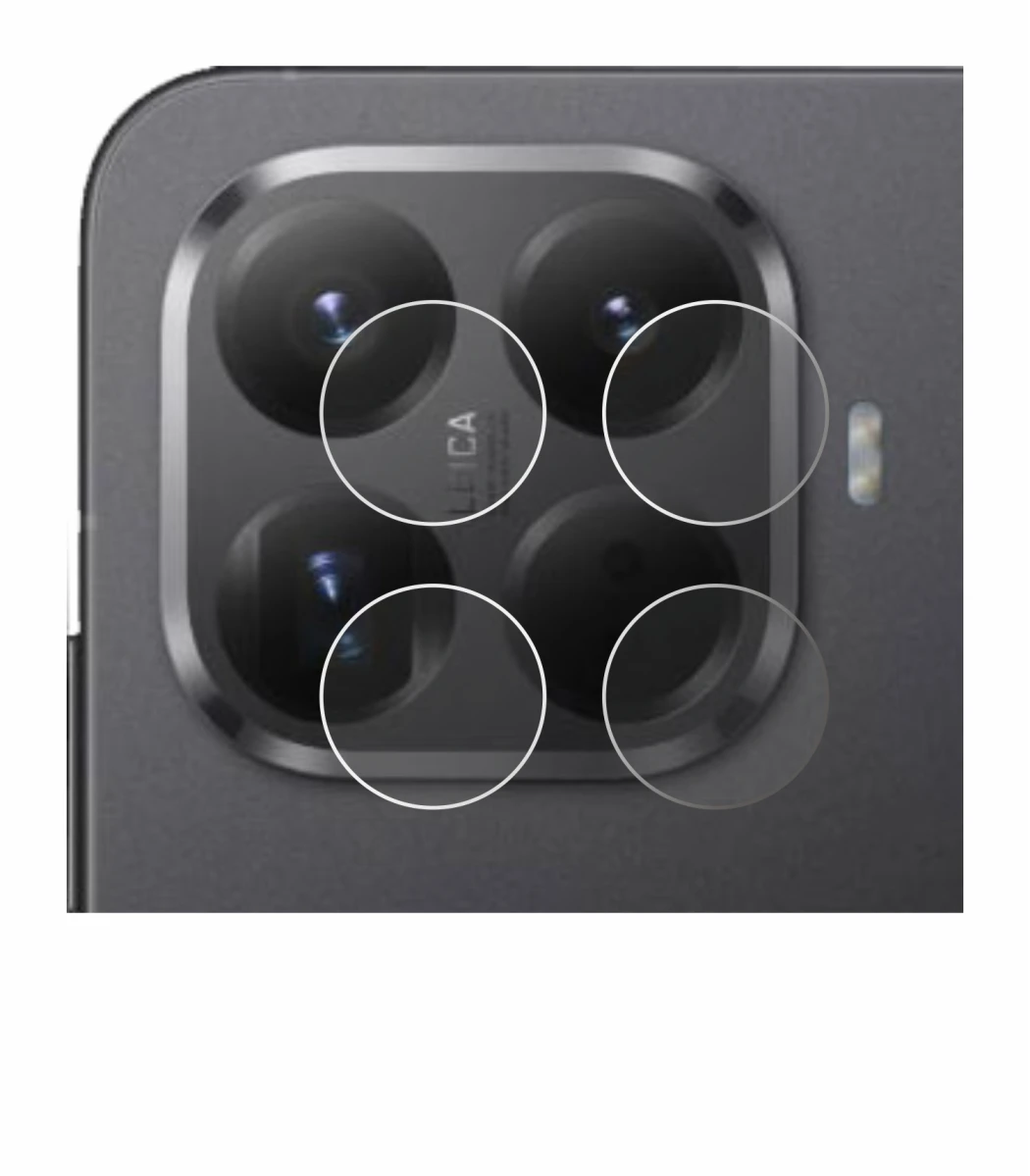 Image of the device Xiaomi 15T Pro (ONLY Camera Lens) with a wide variety of screen protectors.