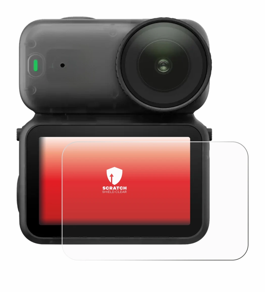 Image of the device DJI Osmo Nano with a wide variety of screen protectors.