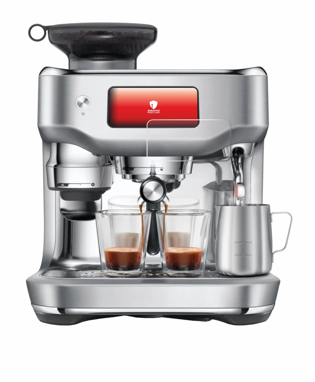 Image of the device Sage the Oracle Dual Boiler with a wide variety of screen protectors.