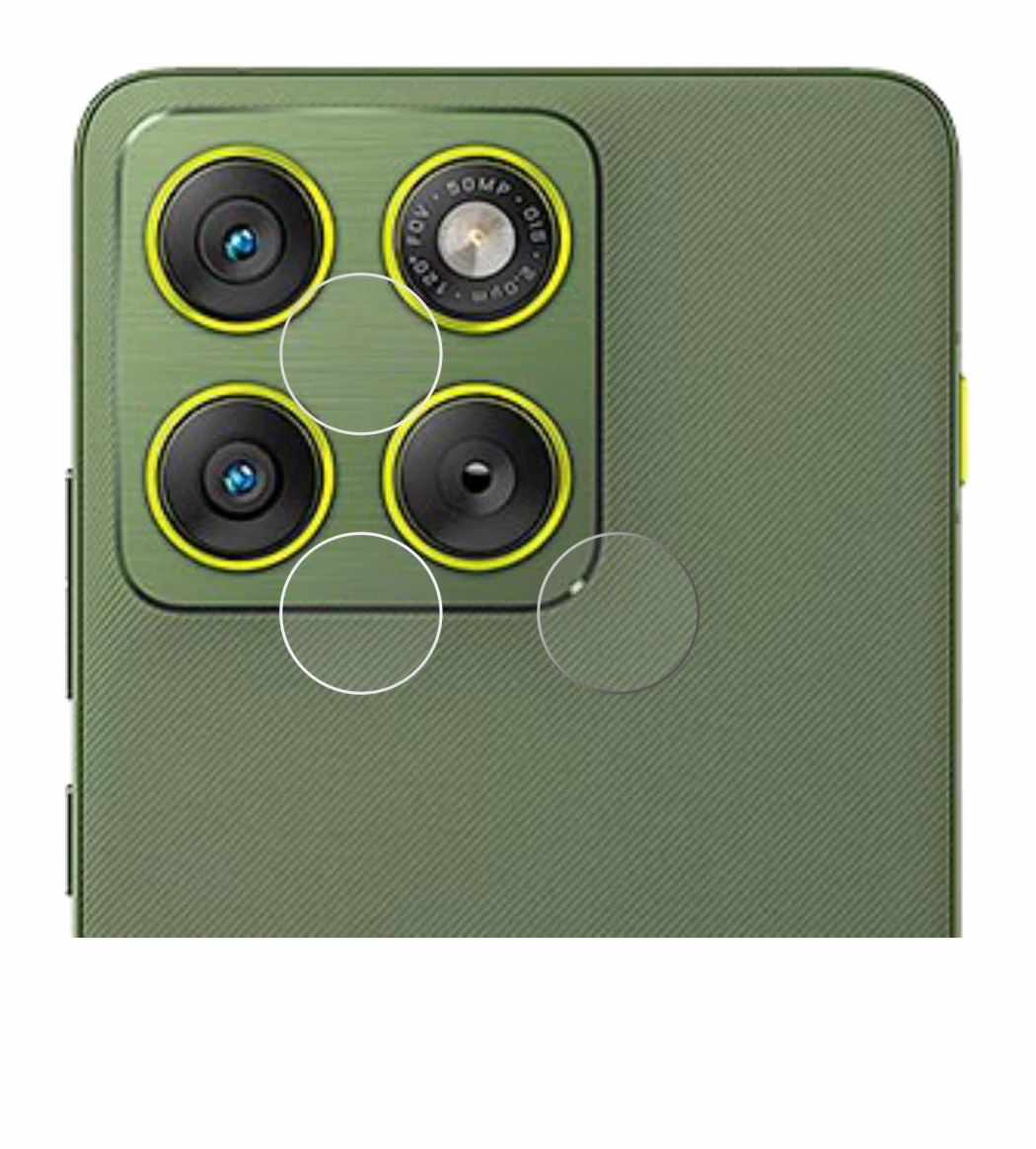 Image of the device Motorola Edge 70 (ONLY Camera Lens) with a wide variety of screen protectors.