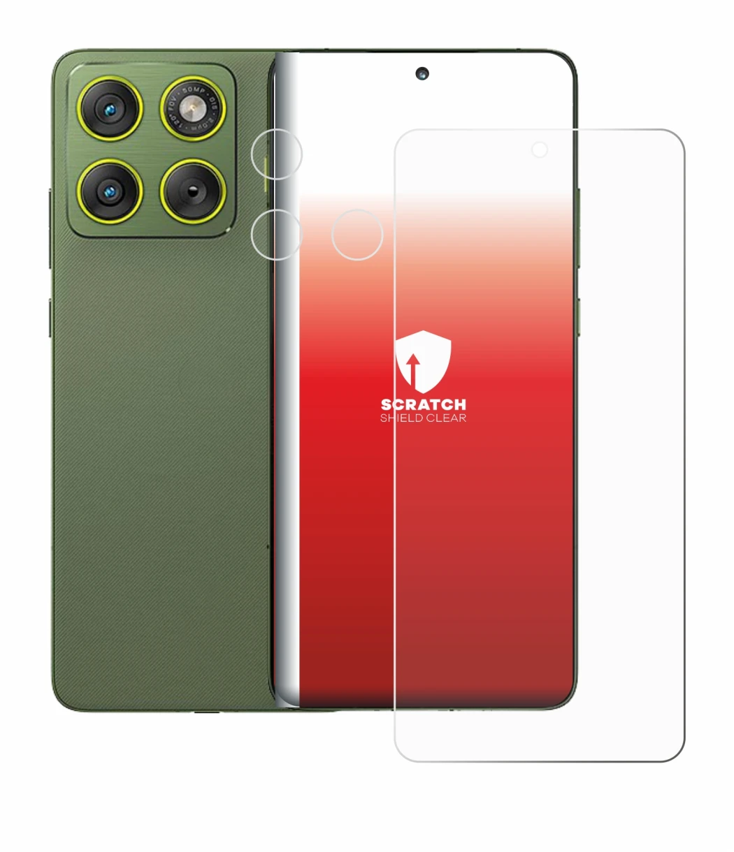 Image of the device Motorola Edge 70 (Front+Camera) with a wide variety of screen protectors.