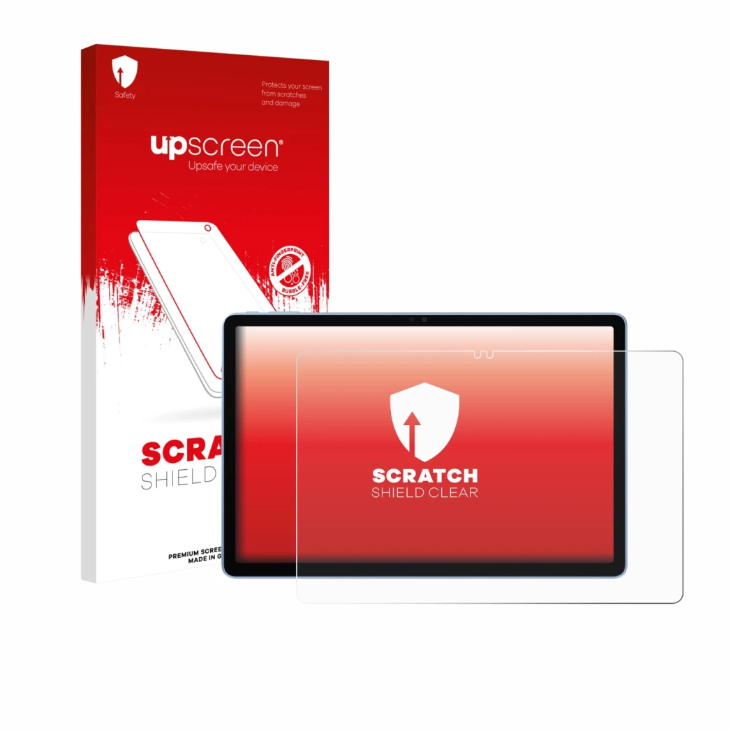 Front side of a product packaging with the brand logo upscreen. Next to it is the device Itel VistaTab 30 shown with the corre