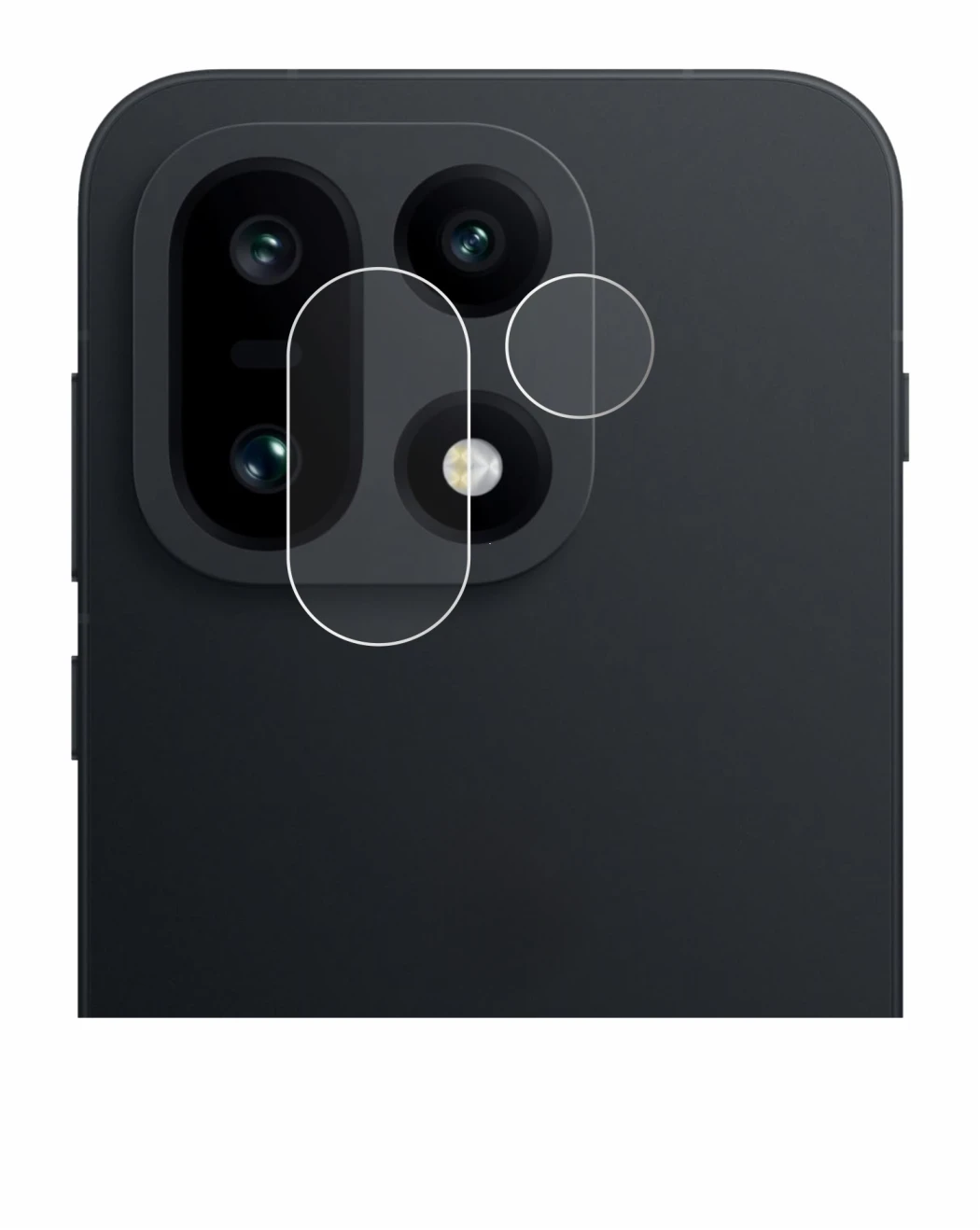 Image of the device OnePlus 15 (ONLY Camera Lens) with a wide variety of screen protectors.