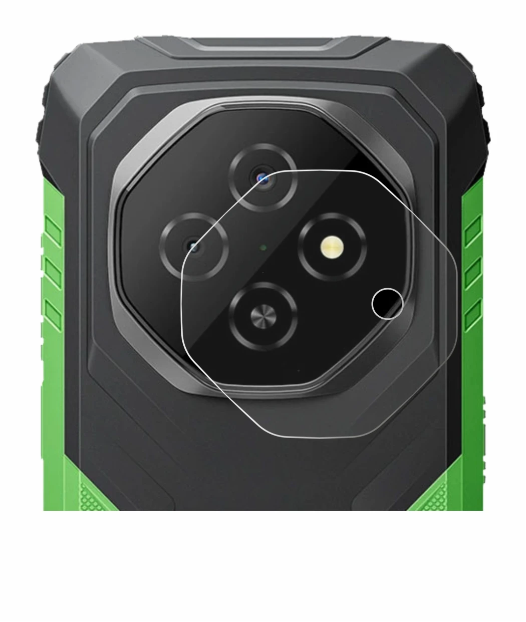 Image of the device Blackview Fort 1 (ONLY Camera Lens) with a wide variety of screen protectors.