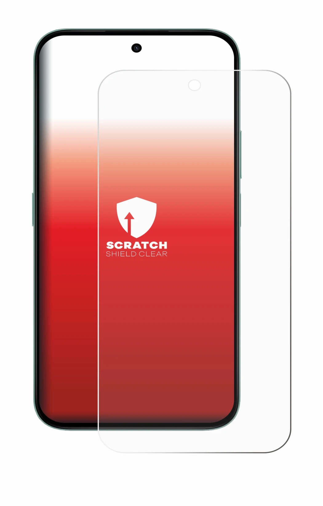 Image of the device Honor X6c with a wide variety of screen protectors.