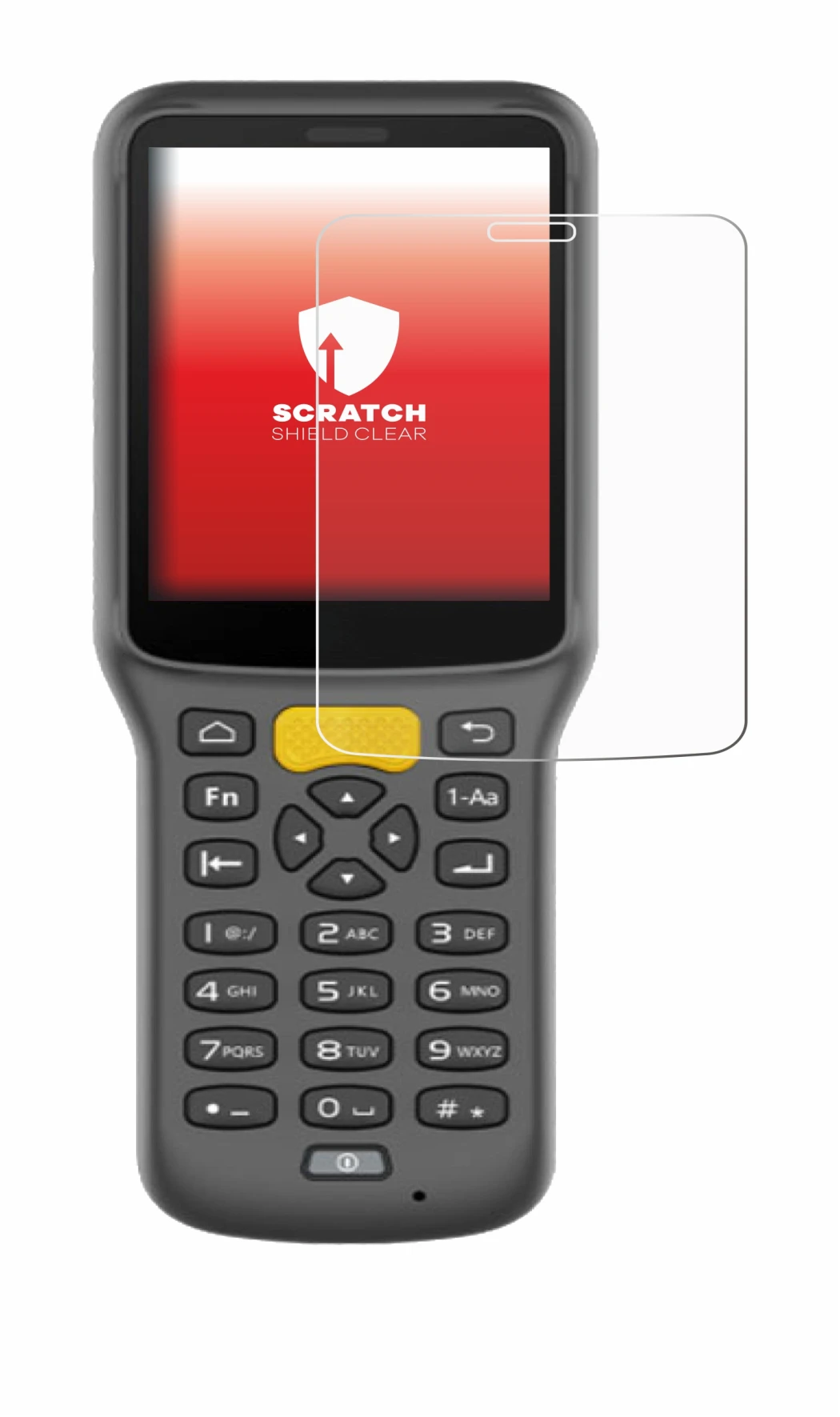 Image of the device Newland MT37 Baiji with a wide variety of screen protectors.