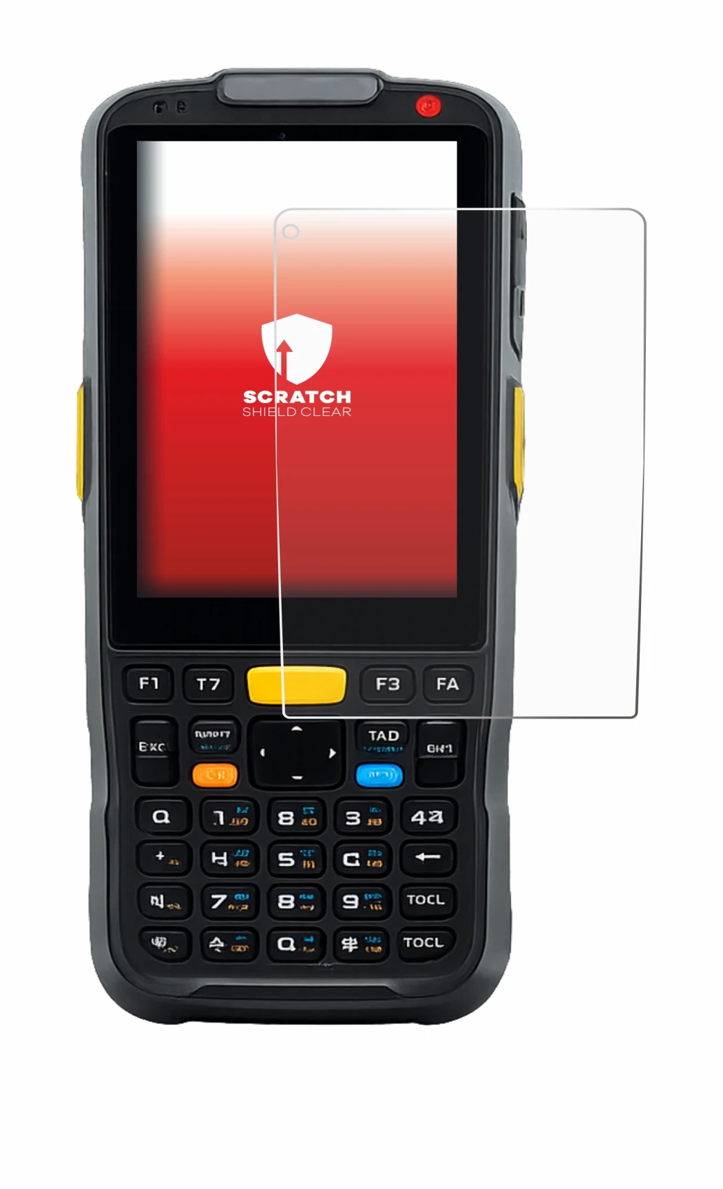 Image of the device Newland PT60 Narvalo with a wide variety of screen protectors.