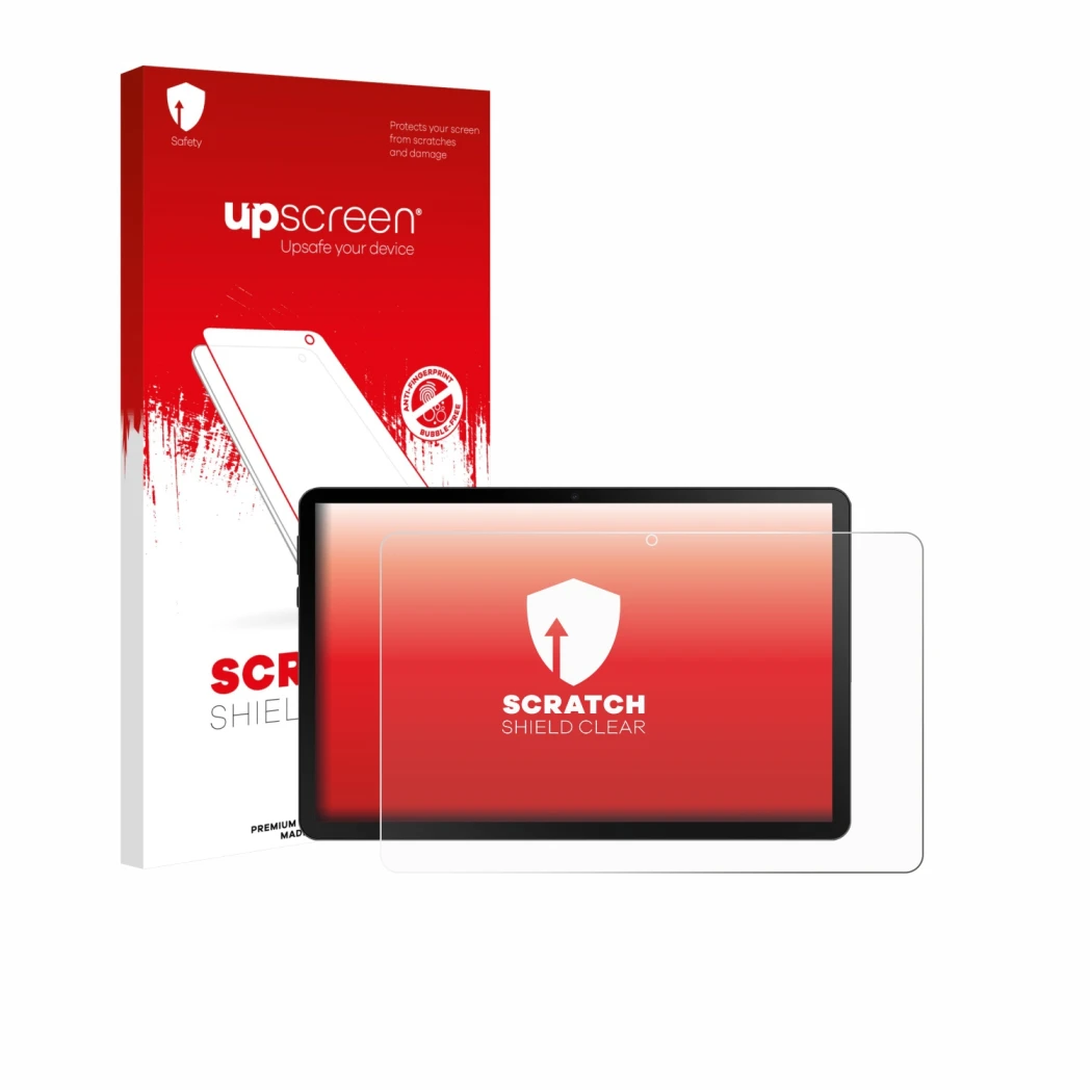 Front side of a product packaging with the brand logo upscreen. Next to it is the device Ainmel G9 11.5