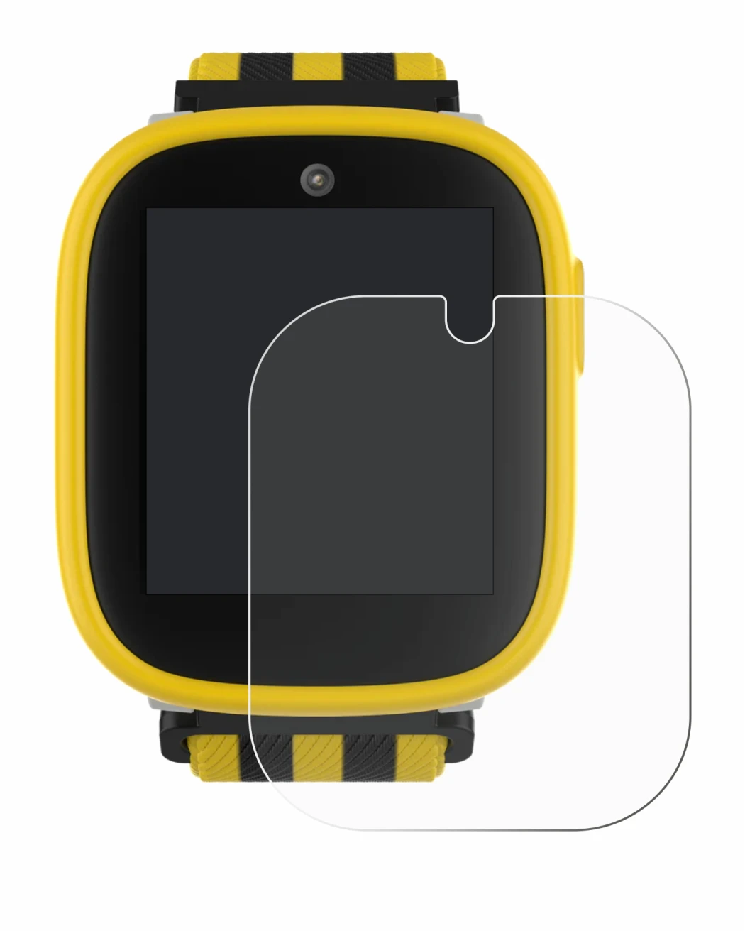 Image of the device Xplora X6 Play BVB-Edition with a wide variety of screen protectors.