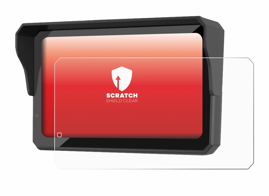 Image of the device Carpuride W602BS with a wide variety of screen protectors.