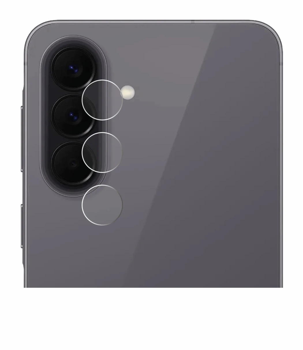Image of the device Samsung Galaxy A57 5G (ONLY Camera Lens) with a wide variety of screen protectors.