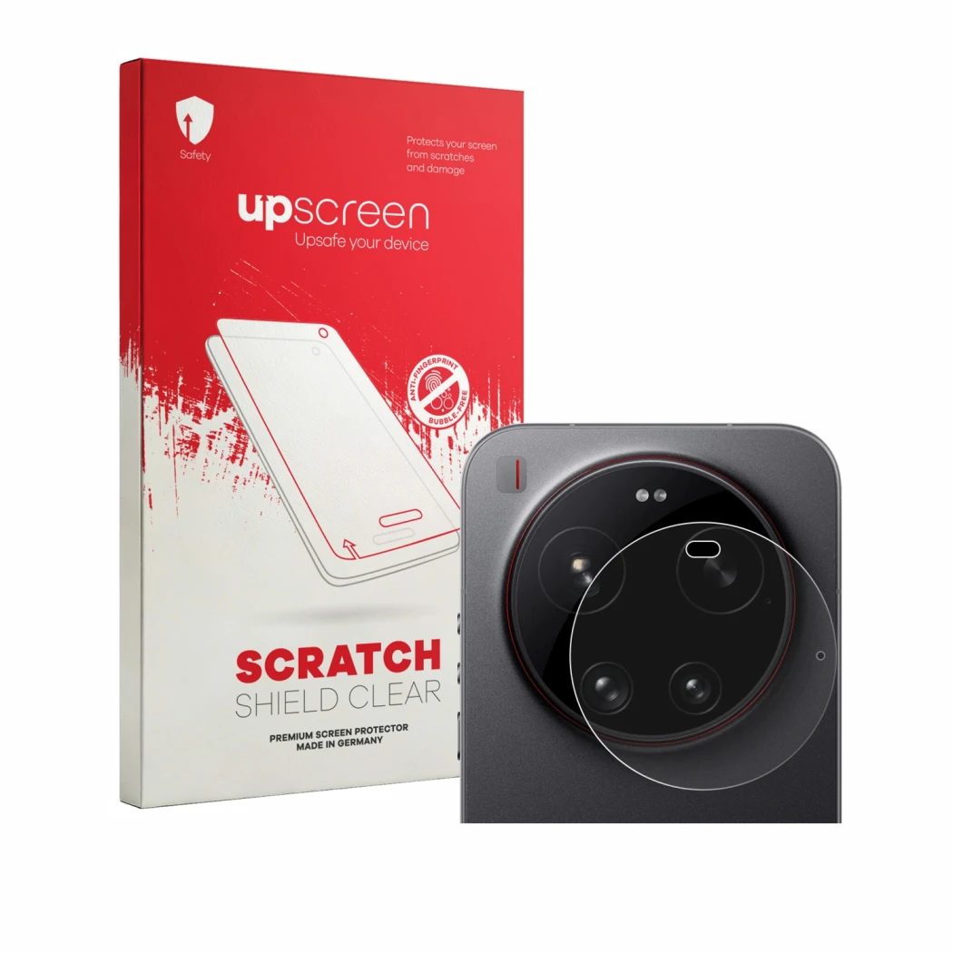 Front side of a product packaging with the brand logo upscreen. Next to it is the device Xiaomi 17 Ultra (ONLY Camera) shown w