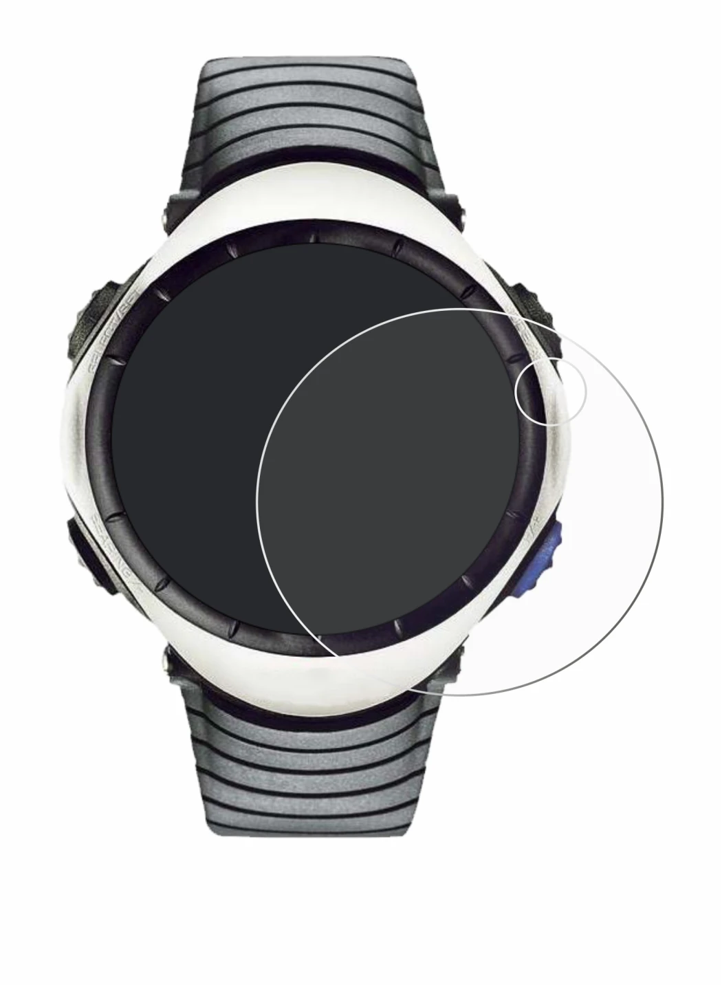 Image of the device Suunto Regatta with a wide variety of screen protectors.