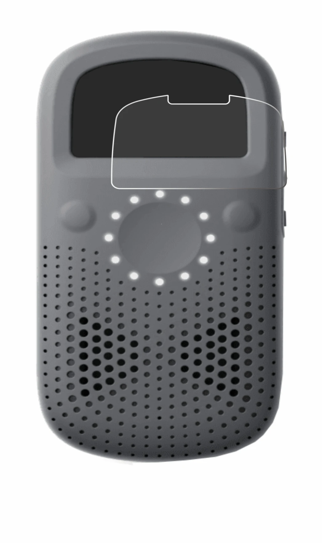 Image of the device Relay X with a wide variety of screen protectors.