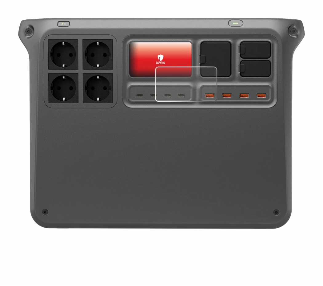 Image of the device DJI Power 2000 with a wide variety of screen protectors.