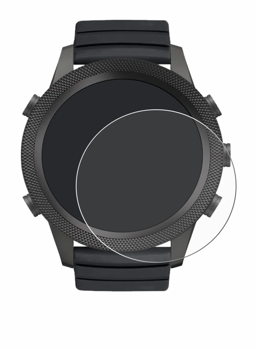 Image of the device North Edge Apache 46 with a wide variety of screen protectors.