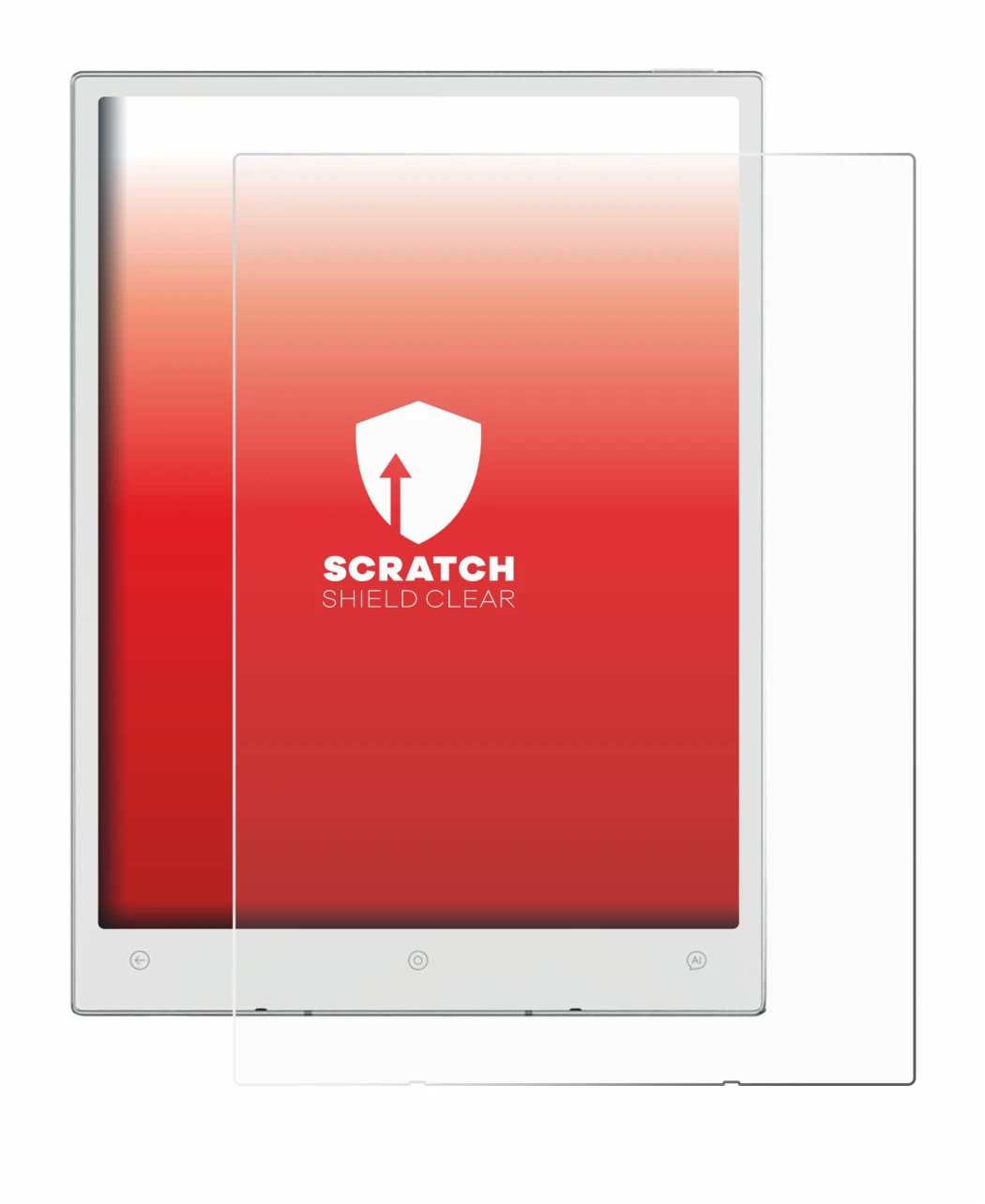 Image of the device Viwoods AiPaper Mini with a wide variety of screen protectors.