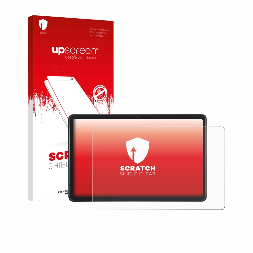 Front side of a product packaging with the brand logo upscreen. Next to it is the device Acepad A171 10.4