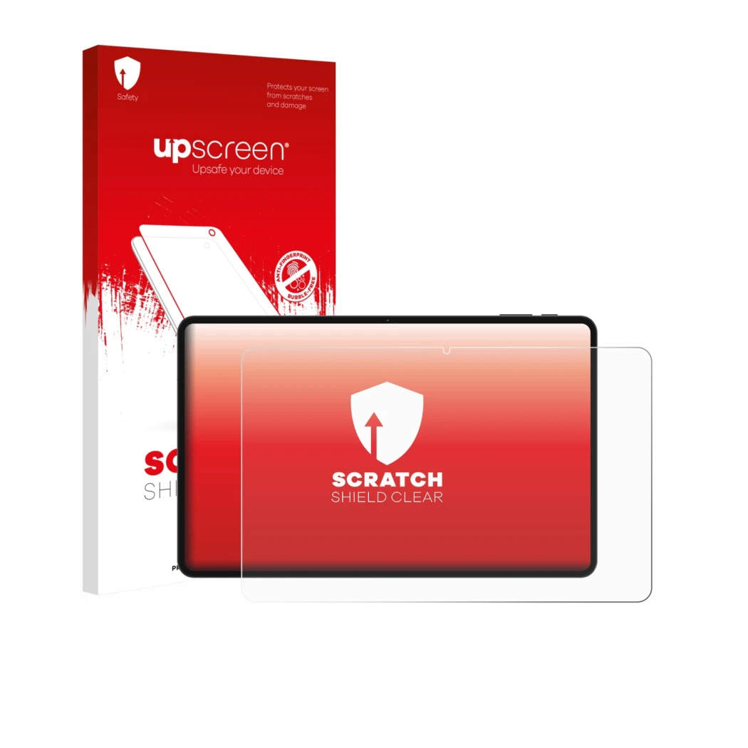 Front side of a product packaging with the brand logo upscreen. Next to it is the device Teclast T60 Pro shown with the corres