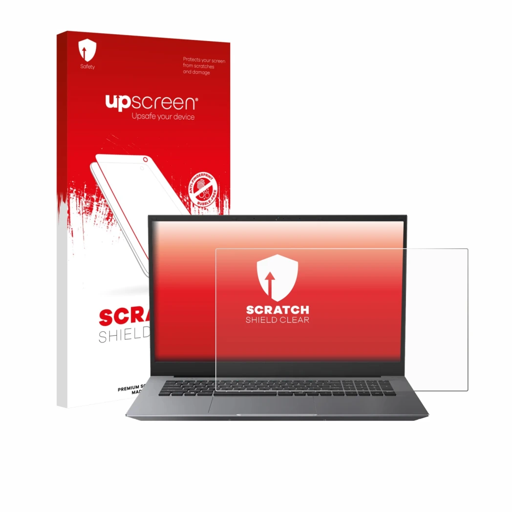 Front side of a product packaging with the brand logo upscreen. Next to it is the device Blackview Acebook 10 18.5