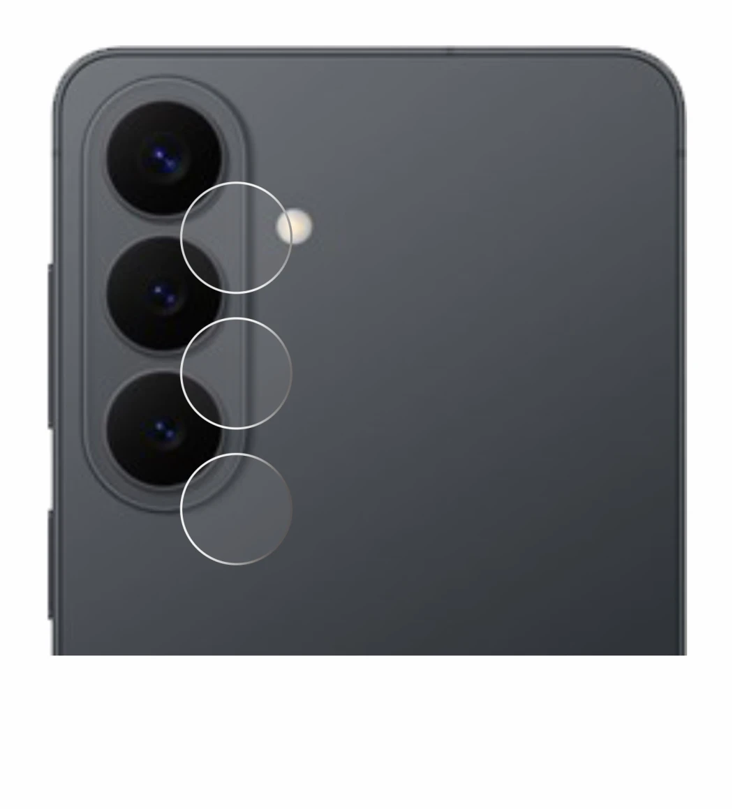 Image of the device Samsung Galaxy S26 Plus (ONLY Camera Lens) with a wide variety of screen protectors.