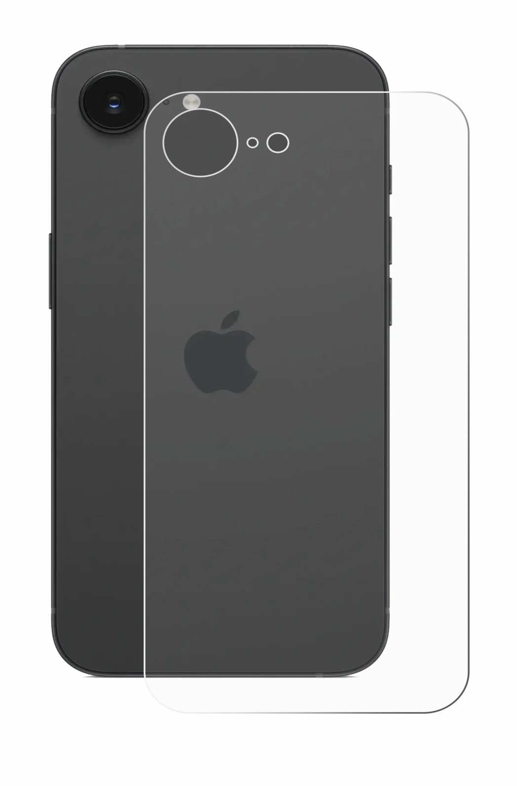 Image of the device Apple iPhone 17e (Back) with a wide variety of screen protectors.