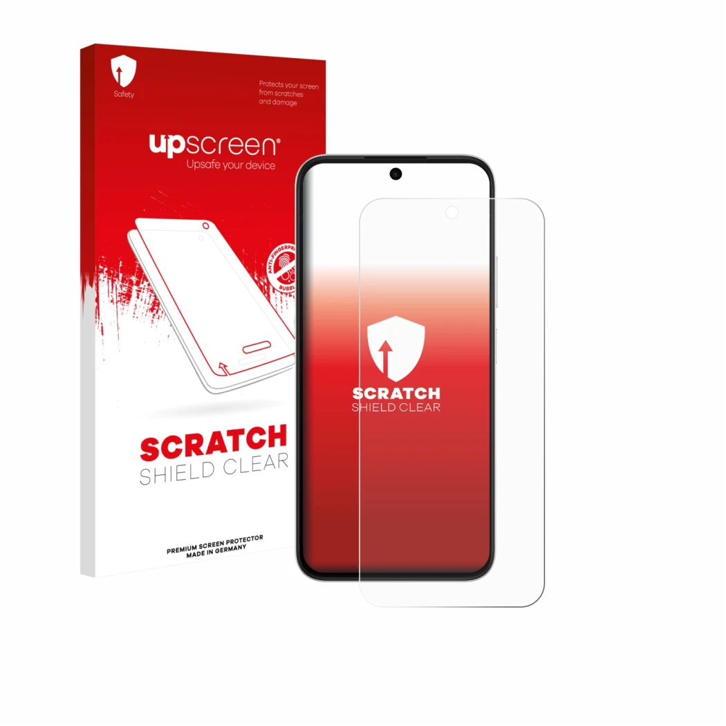 Front side of a product packaging with the brand logo upscreen. Next to it is the device Oppo A6s 5G shown with the correspond