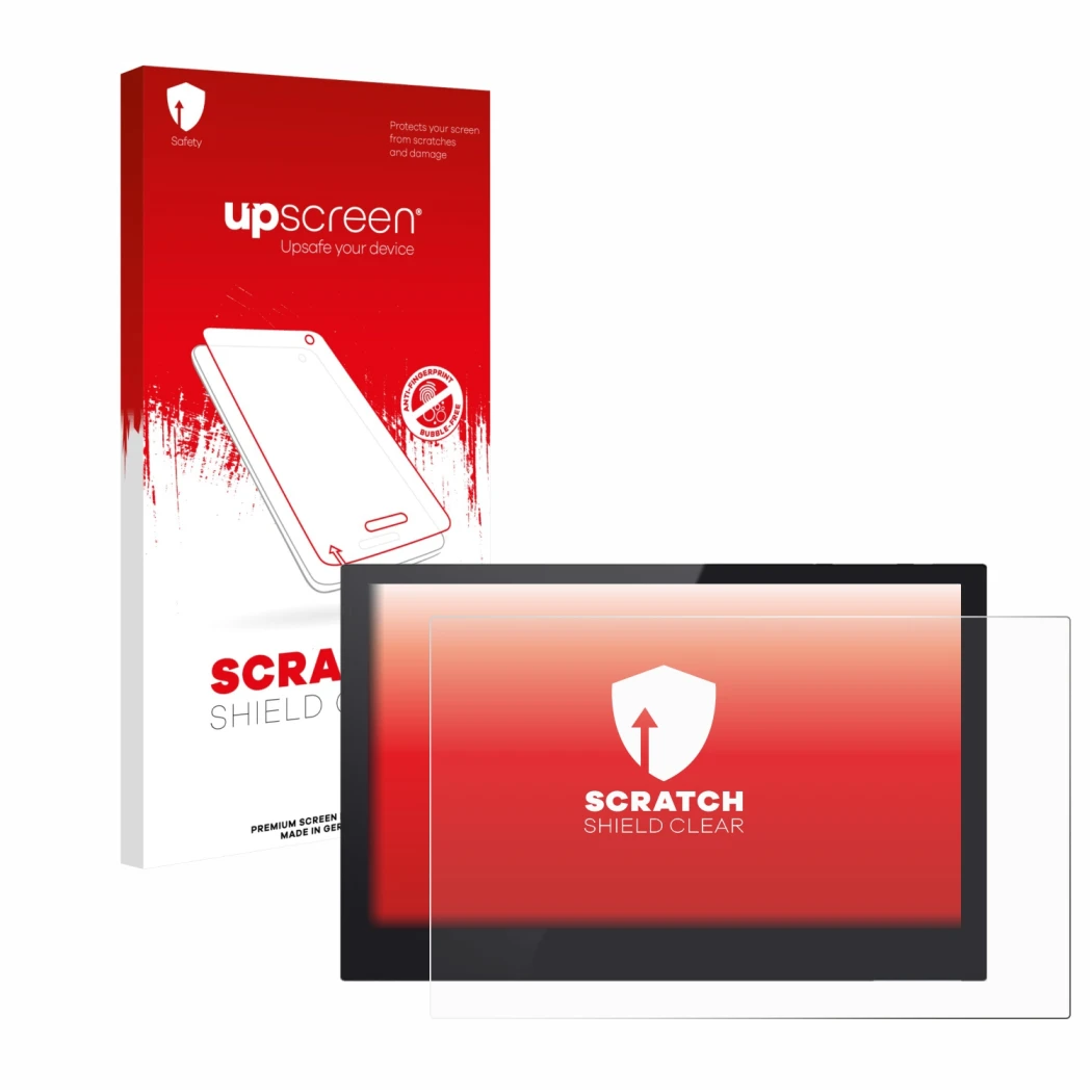 Front side of a product packaging with the brand logo upscreen. Next to it is the device Bigtreetech TFT50 V2.1 shown with the
