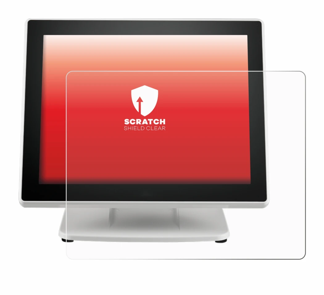 Image of the device Posiflex PS-3615-G2 with a wide variety of screen protectors.