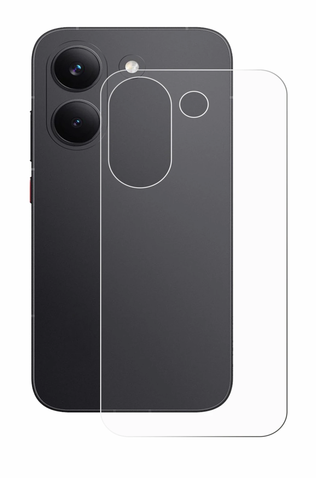 Image of the device Xiaomi Poco X8 Pro (Back) with a wide variety of screen protectors.