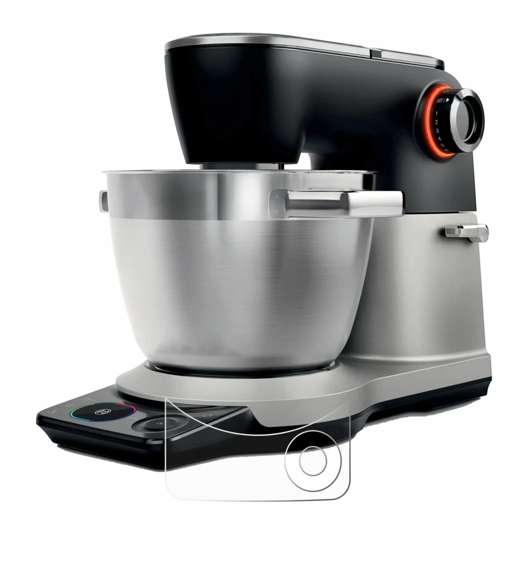 Image of the device Bosch MUMS8Z with a wide variety of screen protectors.