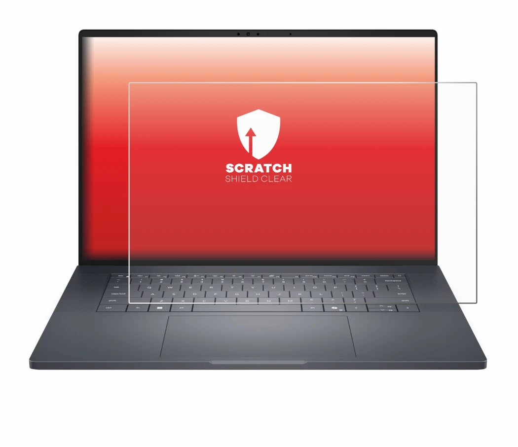 Image of the device Dell Pro Precision 7 Series 16 with a wide variety of screen protectors.