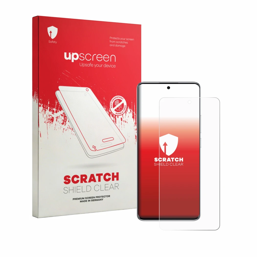 Front side of a product packaging with the brand logo upscreen. Next to it is the device Xiaomi Redmi Note 15 Special Edition 
