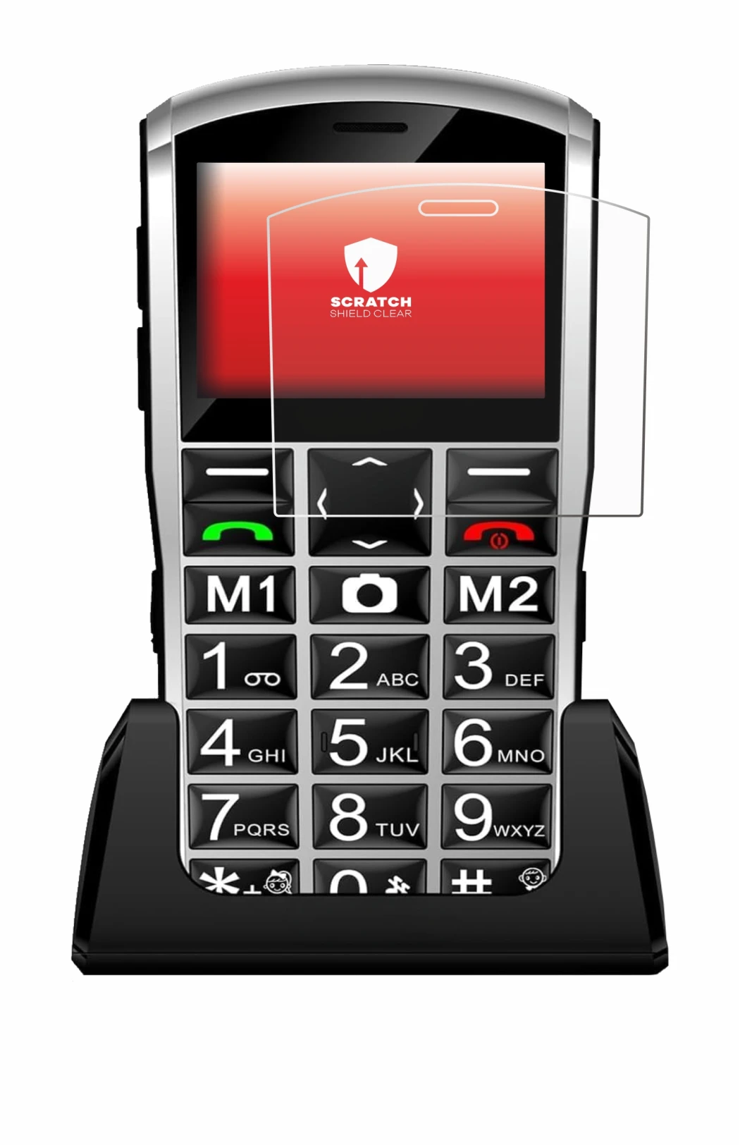 Image of the device Artfone A400 Pro 4G with a wide variety of screen protectors.