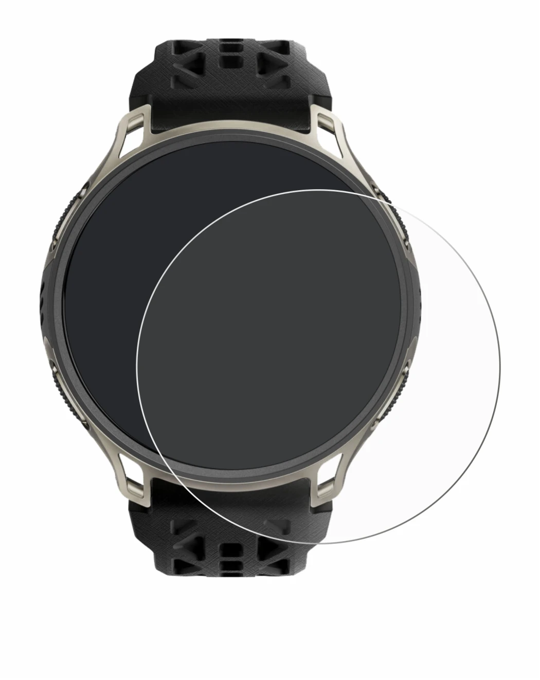 Image of the device Amazfit Cheetah 2 Pro with a wide variety of screen protectors.