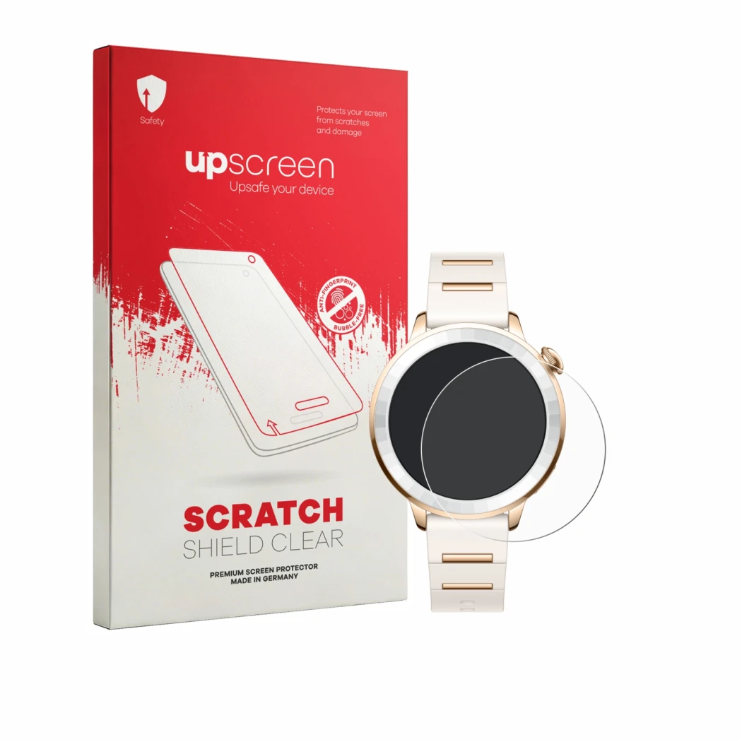 Front side of a product packaging with the brand logo upscreen. Next to it is the device Oppo Watch X3 Mini shown with the cor
