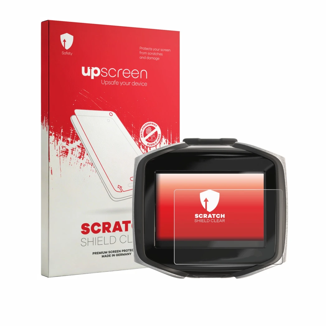 Front side of a product packaging with the brand logo upscreen. Next to it is the device Mares Quad CI shown with the correspo