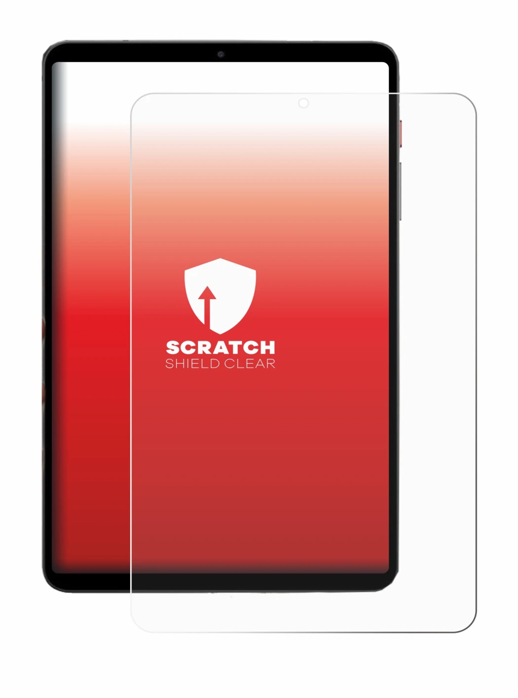 Image of the device BNCF BPad T1 with a wide variety of screen protectors.